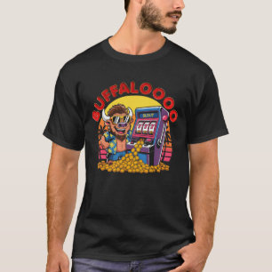 Buffalooo-kortplatsen Maskin Casino Jackpot med My T Shirt