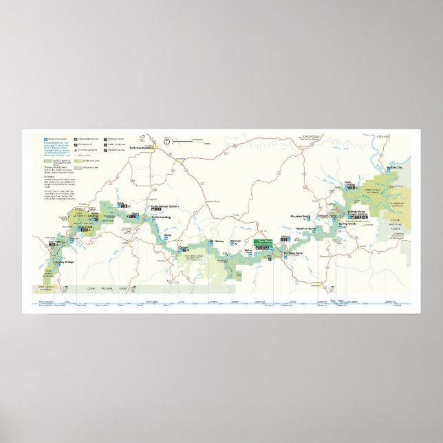 Buffalos nationella flod poster (Framsidan)