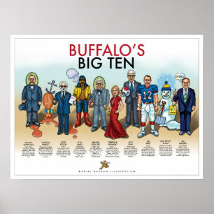 Buffalovtäkt tio poster