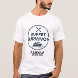 Buffé Survivor Anpassad Kryssningsdestination Datu T Shirt