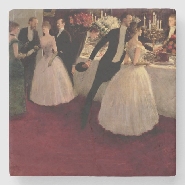 Bufféet, 1884 underlägg sten (Framsidan)