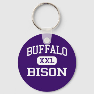 Buffel - Bison - högstadium - buffel Minnesota Nyckelring