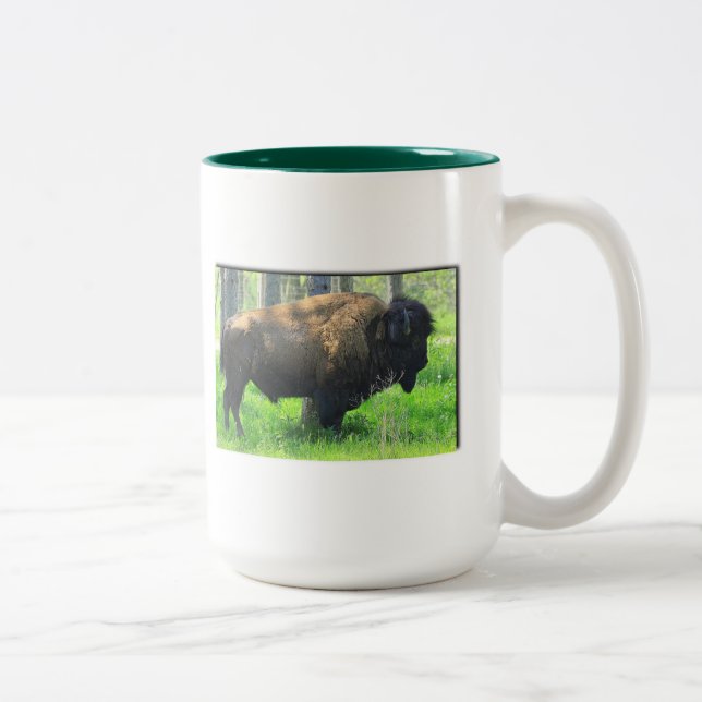 Buffel-/Bisonmugg Två-Tonad Mugg (Höger)