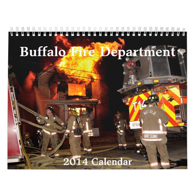 Buffel kalender för NY FireDepartment 2014 (Omslag)