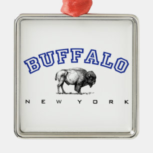 Buffel NY - Bison Julgransprydnad Metall