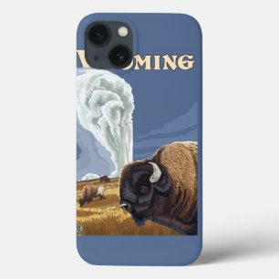 Buffel vid den gammala trogna vintage