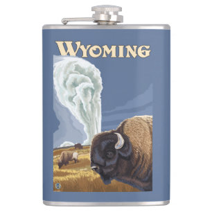 Buffel vid den gammala trogna vintage fickplunta