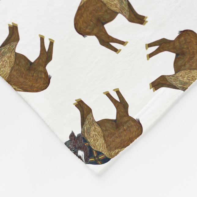 Buffelduggfilt Fleecefilt (Hörn)