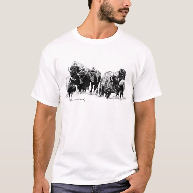 Buffelflock T-shirt (Framsida)