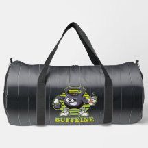 Buffeline Gym Kettlebell Character Duffel Bag
