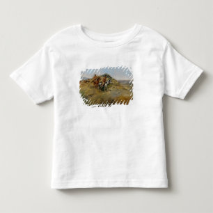Buffeljakt, 1891 (olja på kanfas) tee