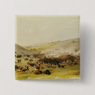 Buffeljakt, Surround, c.1832 Knapp