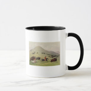 Buffeljakten, c.1832 mugg