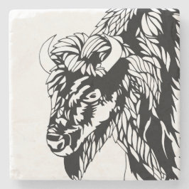 Buffelkustfartyg Underlägg Sten