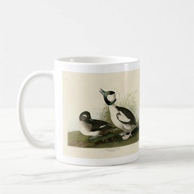 Buffellett Anka från Audubon's Birds of America Kaffemugg (Vänster)