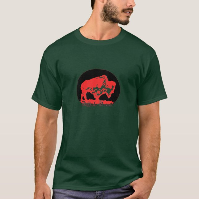 Buffeln brännmärker - rött t-shirt (Framsida)