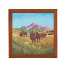 Buffeln strövar omkring skrivbordstativ och