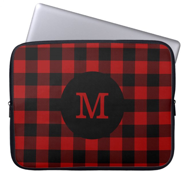 BuffelplädMonogram Laptop Fodral (Framsidan)