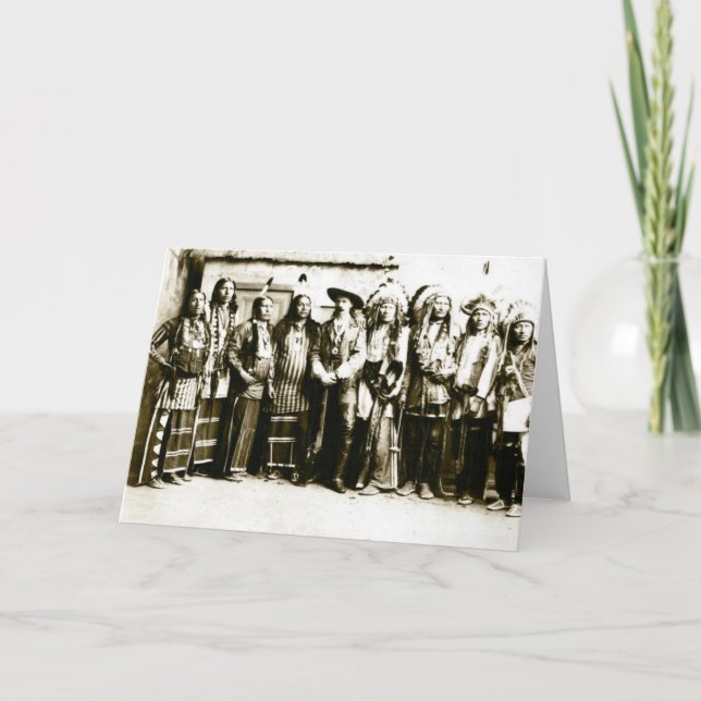 Buffelräkning Show för vilda western Kort (Framsida)