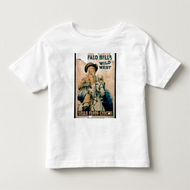 "Buffelräkning vilda western, SellsFloto cirkus T-shirt (Framsida)