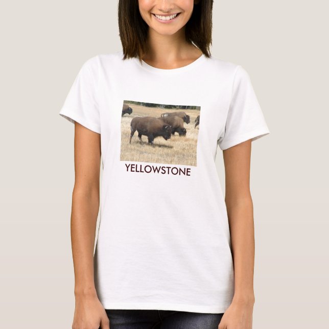 BuffelYellowstone T-tröja Tee (Framsida)