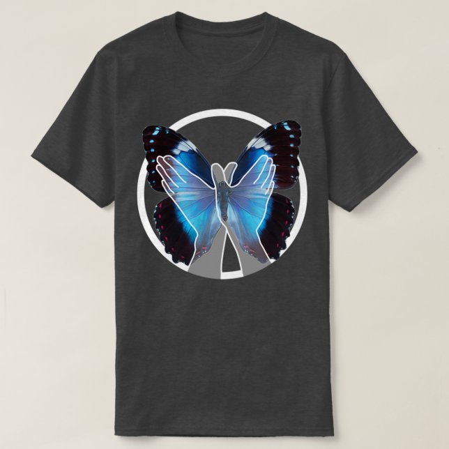 Bufferfly-tecken T Shirt (Design framsida)