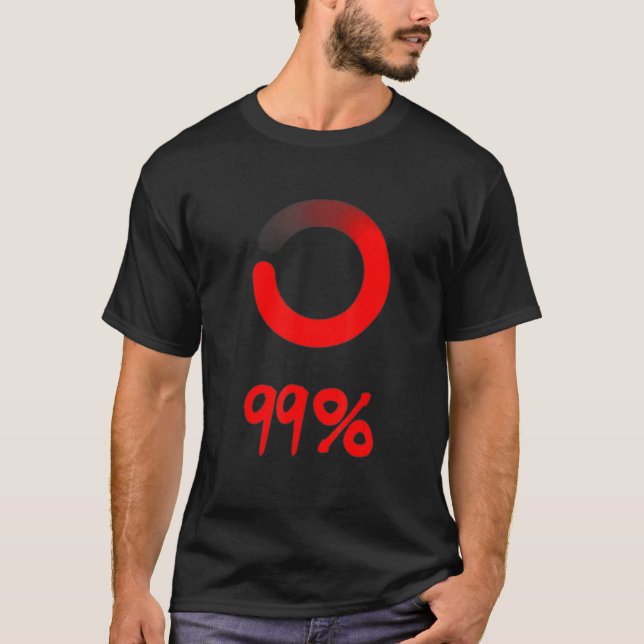 Buffering 99 t shirt (Framsida)