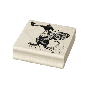 Buffert Bronco Rubber Frimärke Stämpel