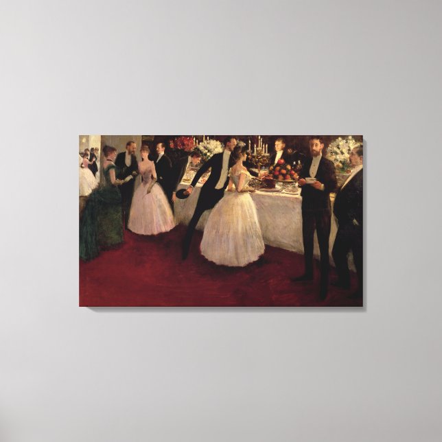 Buffet 1884 canvastryck (Framsida)