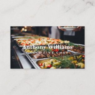Buffet Platter Mat Catering Visitkort