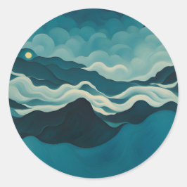 Buffet Runt Klistermärke