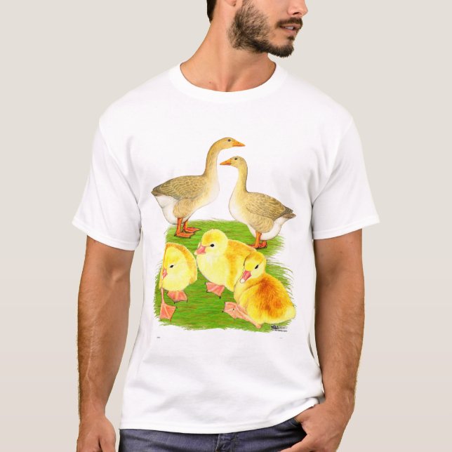 Buffgås Familj T-shirt (Framsida)