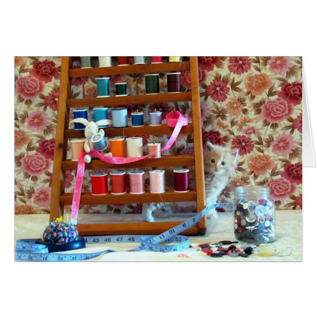 Buffington - sy syr bra hälsningskort (Framsidan Horizontal)