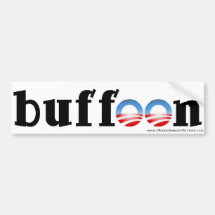 Buffoon för Anti Obama bildekal "! ",