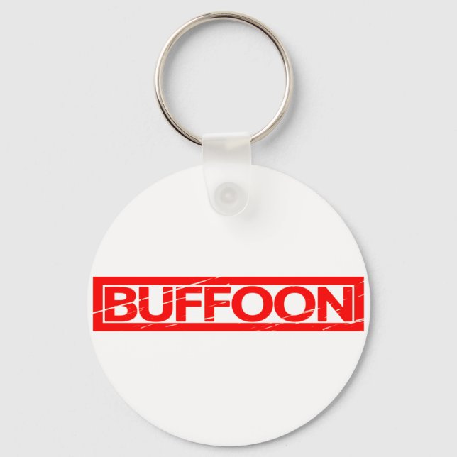 Buffoon Frimärke Nyckelring (Framsida)