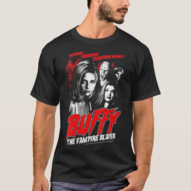 Buffy de Vampire Sayer Essential T-Shirt (Framsida)