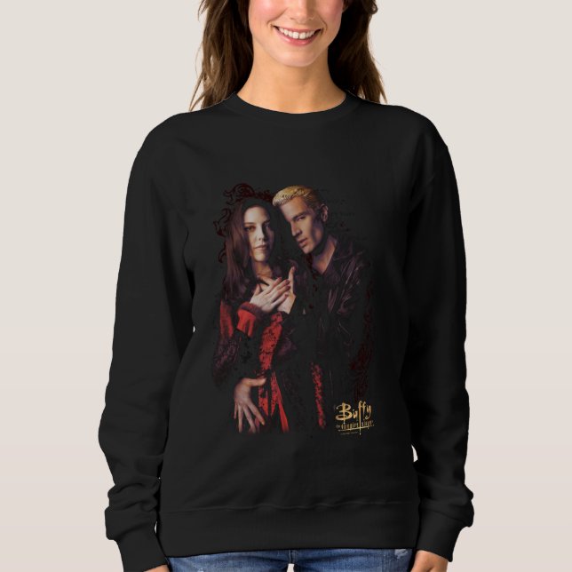 Buffy de Vampire Sayer Iconic Spike Drusilla Ret T Shirt (Framsida)