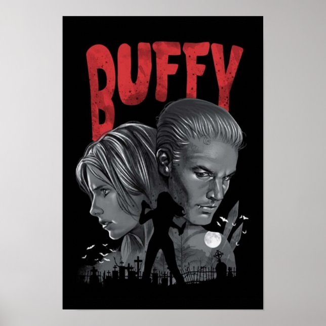 Buffy, vampyr Sayer Natt Poster (Framsidan)