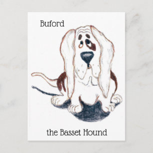 Buford, husets hound-vykort vykort