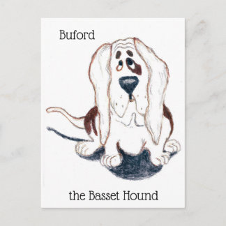 Buford, husets hound-vykort vykort
