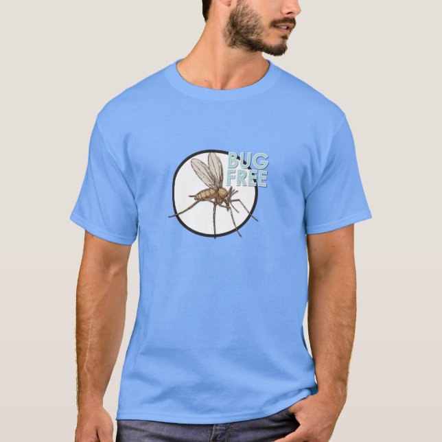 Bug Free - Basic Mörk T-Shirt (Framsida)