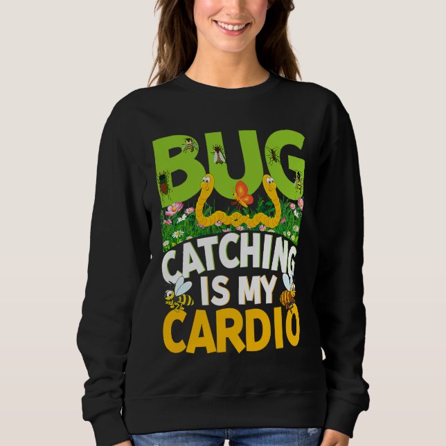 Bug  Insect Science  Bug Catching is my Cardio  18 T Shirt (Framsida)