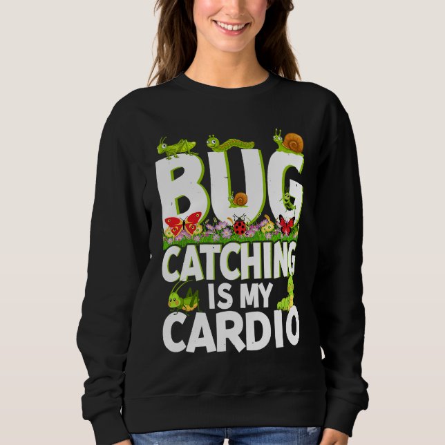 Bug  Insect Science  Bug Catching is my Cardio  2 T Shirt (Framsida)