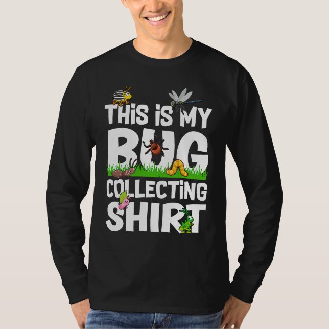 Bug  Insect Science This is My Bug Collecting Outf T Shirt (Framsida)