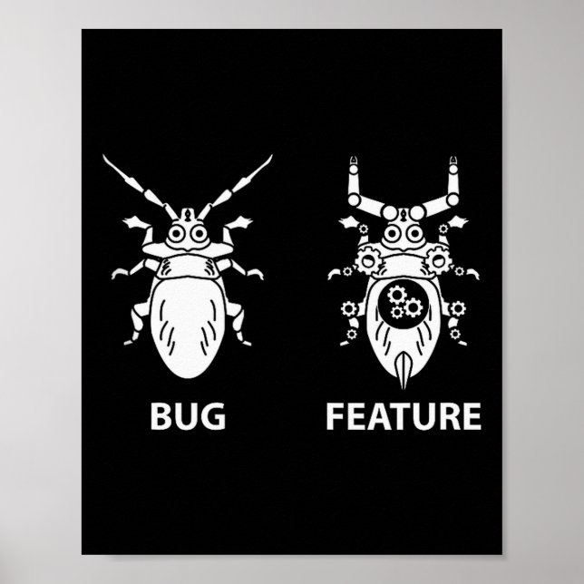 Bug Or Feature Tank Top  Poster (Framsidan)