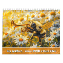 Bug Symphoni – Musikinsekter i blom 2026 Kalender