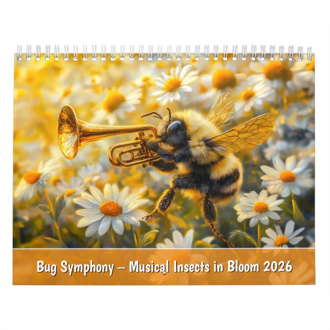 Bug Symphony – Musical Insects in Bloom 2026 Kalender (Omslag)