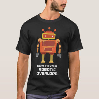 Buga till din roliga robotskjorta för den robotic t shirt