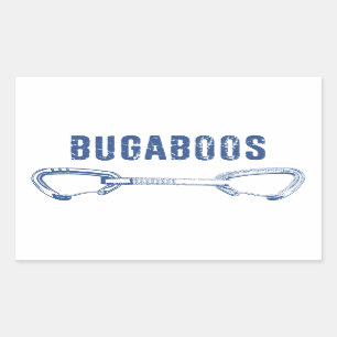 Bugaboos klättringsmöjlighet Quickdraw Rektangulärt Klistermärke