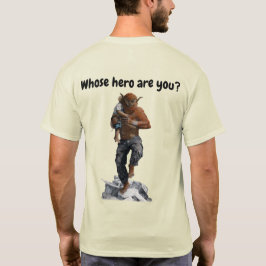Bugbjörn Hero Rädda barnsfaderlig konst Shirt T